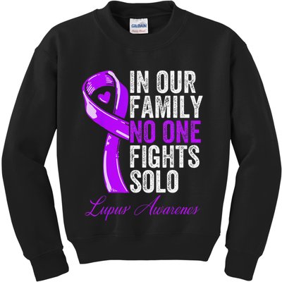 Lupus Health Support Family  Lupus Awareness Kids Sweatshirt