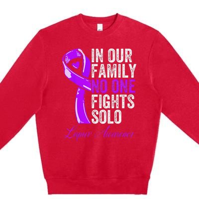 Lupus Health Support Family  Lupus Awareness Premium Crewneck Sweatshirt