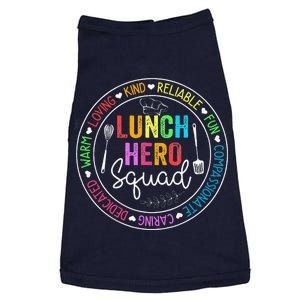 Lunch Hero Squad Funny Lunch Lady School Cafeteria Worker Doggie Tank