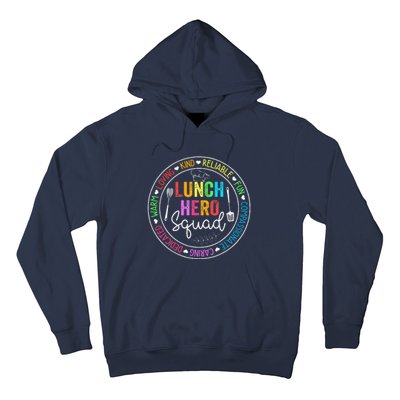 Lunch Hero Squad Funny Lunch Lady School Cafeteria Worker Hoodie