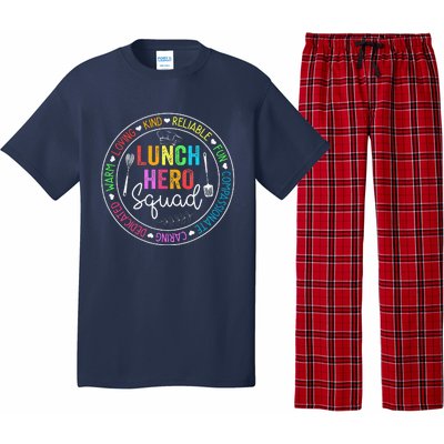 Lunch Hero Squad Funny Lunch Lady School Cafeteria Worker Pajama Set