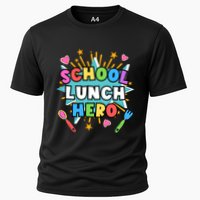Lunch Hero Squad A Food Service Worker School Lunch Hero Great Gift Cooling Performance Crew T-Shirt