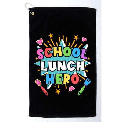 Lunch Hero Squad A Food Service Worker School Lunch Hero Great Gift Golf Towel
