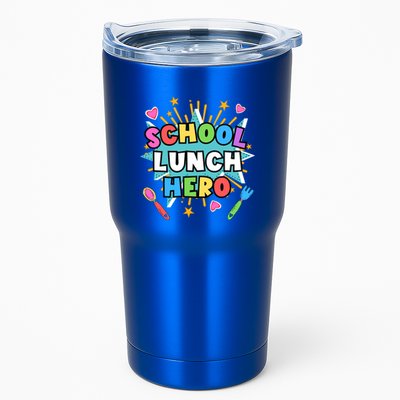 Lunch Hero Squad A Food Service Worker School Lunch Hero Great Gift Tumbler