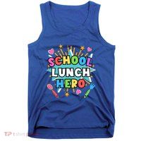 Lunch Hero Squad A Food Service Worker School Lunch Hero Great Gift Tank Top