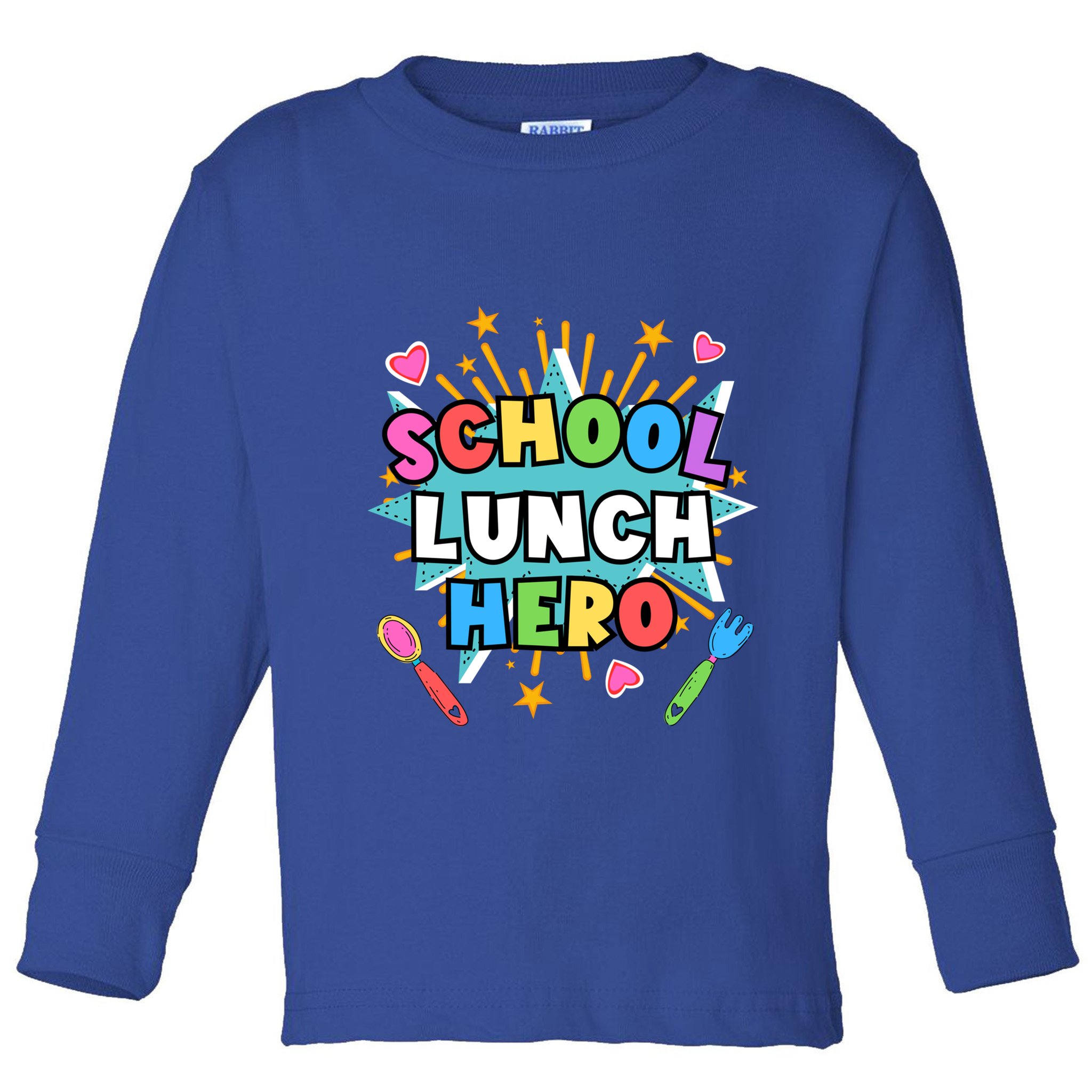 Lunch Hero Squad A Food Service Worker School Lunch Hero Great Gift Toddler Long Sleeve Shirt