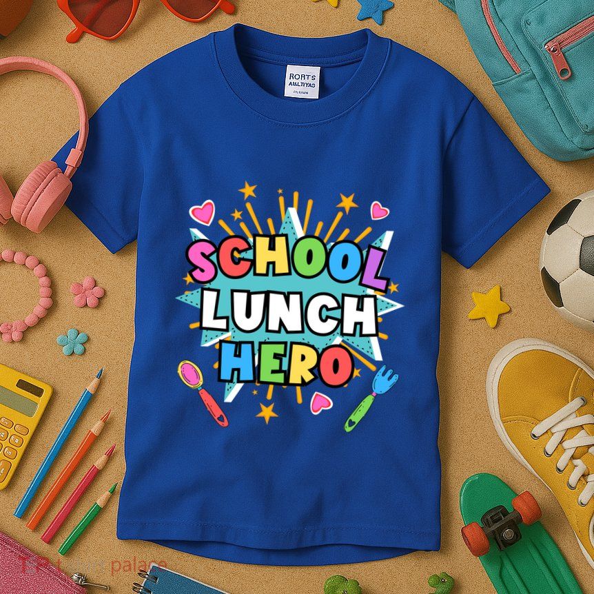 Lunch Hero Squad A Food Service Worker School Lunch Hero Great Gift Kids T-Shirt