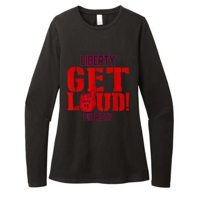 Liberty High School Get Loud Patriots Womens CVC Long Sleeve Shirt