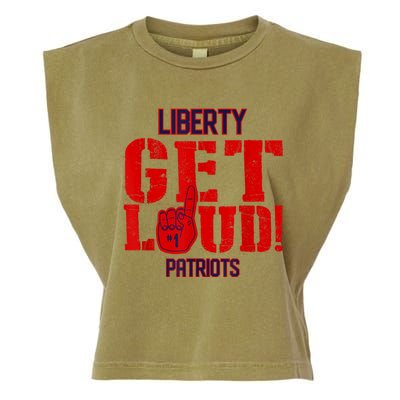 Liberty High School Get Loud Patriots Garment-Dyed Women's Muscle Tee