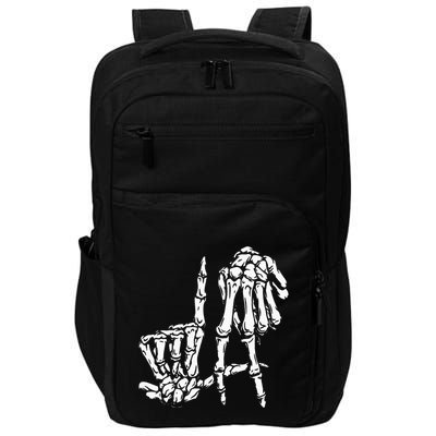 La Hand Sign Lazy Diy Halloween Costume Skeleton Los Angeles Impact Tech Backpack