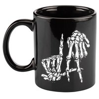La Hand Sign Lazy Diy Halloween Costume Skeleton Los Angeles 11oz C Handle Ceramic Mug