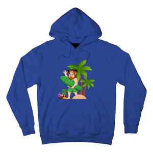 Leprechaun Hawaiian Surfing St Patricks Day Hawaii Gift Hoodie