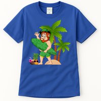 Leprechaun Hawaiian Surfing St Patricks Day Hawaii Gift Tall T-Shirt