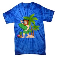 Leprechaun Hawaiian Surfing St Patricks Day Hawaii Gift Tie-Dye T-Shirt