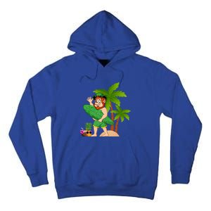 Leprechaun Hawaiian Surfing St Patricks Day Hawaii Gift Tall Hoodie