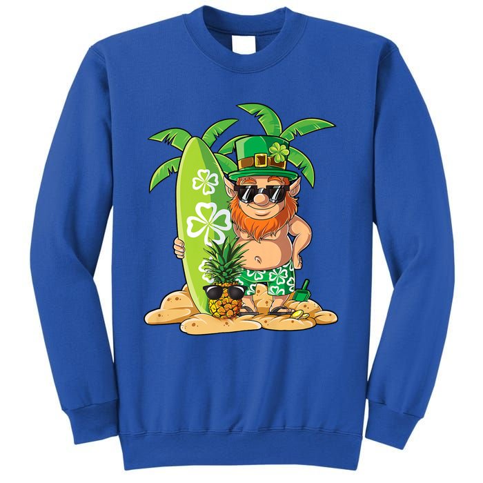 Leprechaun Hawaiian Surfing St Patricks Day Hawaii Great Gift Sweatshirt