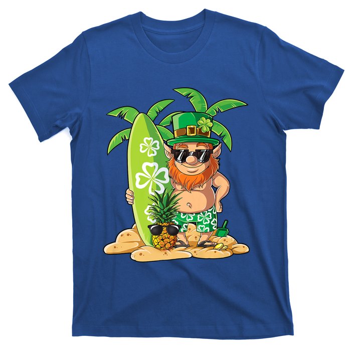 Leprechaun Hawaiian Surfing St Patricks Day Hawaii Great Gift T-Shirt