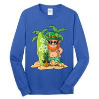 Leprechaun Hawaiian Surfing St Patricks Day Hawaii Great Gift Tall Long Sleeve T-Shirt