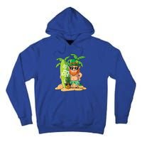 Leprechaun Hawaiian Surfing St Patricks Day Hawaii Great Gift Tall Hoodie