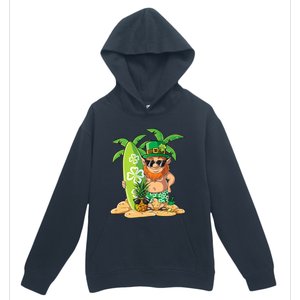 Leprechaun Hawaiian Surfing St Patricks Day Hawaii Great Gift Urban Pullover Hoodie