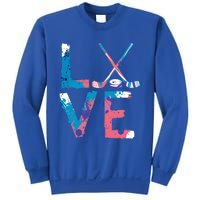 Love Hockey Sport Fans Passion Fun Ice Hockey Gift Sweatshirt