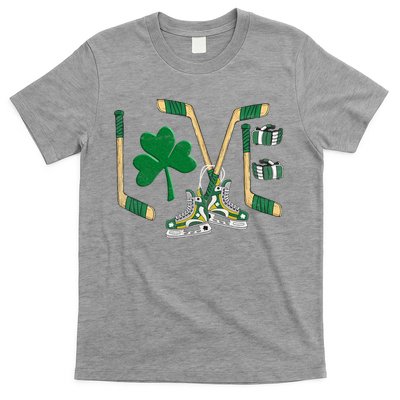 Love Hockey St Patrick's Day T-Shirt