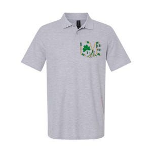 Love Hockey St Patrick's Day Softstyle Adult Sport Polo