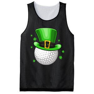 Leprechaun Hat Shamrock Leaf Golf St Patrick's Day Mesh Reversible Basketball Jersey Tank