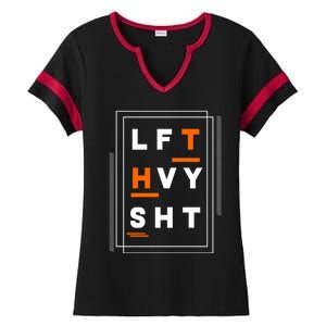 Lft Hvy Sht Fun Weight Lifter Gym Bunny Design Gift Funny Gift Ladies Halftime Notch Neck Tee