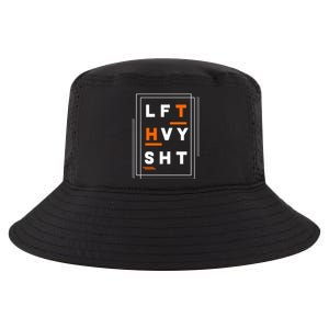 Lft Hvy Sht Fun Weight Lifter Gym Bunny Design Gift Funny Gift Cool Comfort Performance Bucket Hat