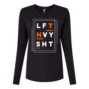 Lft Hvy Sht Fun Weight Lifter Gym Bunny Design Gift Funny Gift Womens Cotton Relaxed Long Sleeve T-Shirt