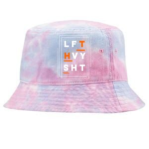 Lft Hvy Sht Fun Weight Lifter Gym Bunny Design Gift Funny Gift Tie-Dyed Bucket Hat