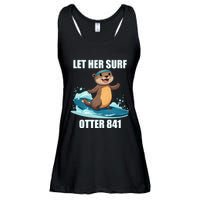 Let Her Surf Otter 841 Ladies Essential Flowy Tank