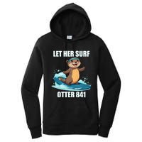 Let Her Surf Otter 841 Women's Pullover Hoodie