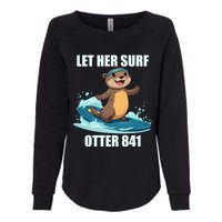 Let Her Surf Otter 841 Womens California Wash Sweatshirt