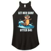 Let Her Surf Otter 841 Women's Perfect Tri Rocker Tank