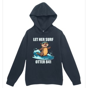 Let Her Surf Otter 841 Urban Pullover Hoodie