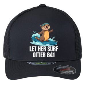 Let Her Surf Otter 841 Flexfit Unipanel Trucker Cap