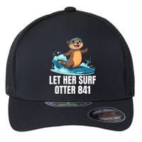 Let Her Surf Otter 841 Flexfit Unipanel Trucker Cap