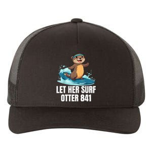 Let Her Surf Otter 841 Yupoong Adult 5-Panel Trucker Hat