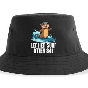 Let Her Surf Otter 841 Sustainable Bucket Hat