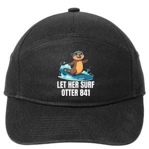 Let Her Surf Otter 841 7-Panel Snapback Hat