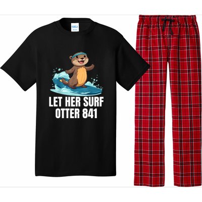 Let Her Surf Otter 841 Pajama Set