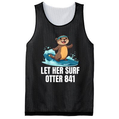 Let Her Surf Otter 841 Mesh Reversible Basketball Jersey Tank