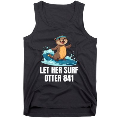 Let Her Surf Otter 841 Tank Top