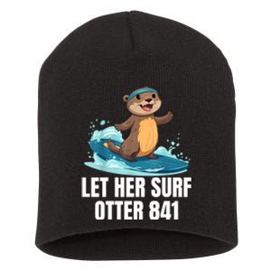 Let Her Surf Otter 841 Short Acrylic Beanie