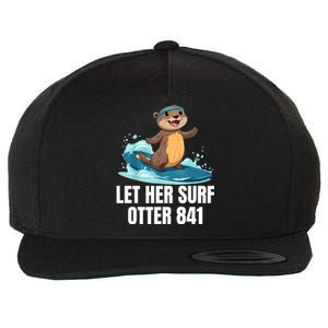 Let Her Surf Otter 841 Wool Snapback Cap