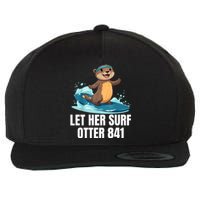 Let Her Surf Otter 841 Wool Snapback Cap