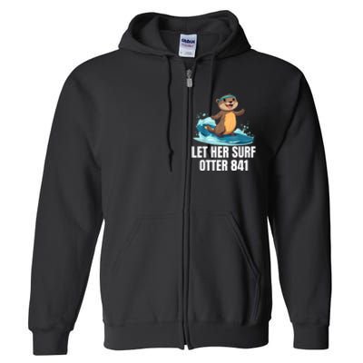 Let Her Surf Otter 841 Full Zip Hoodie