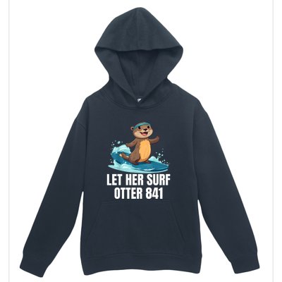 Let Her Surf Otter 841 Urban Pullover Hoodie